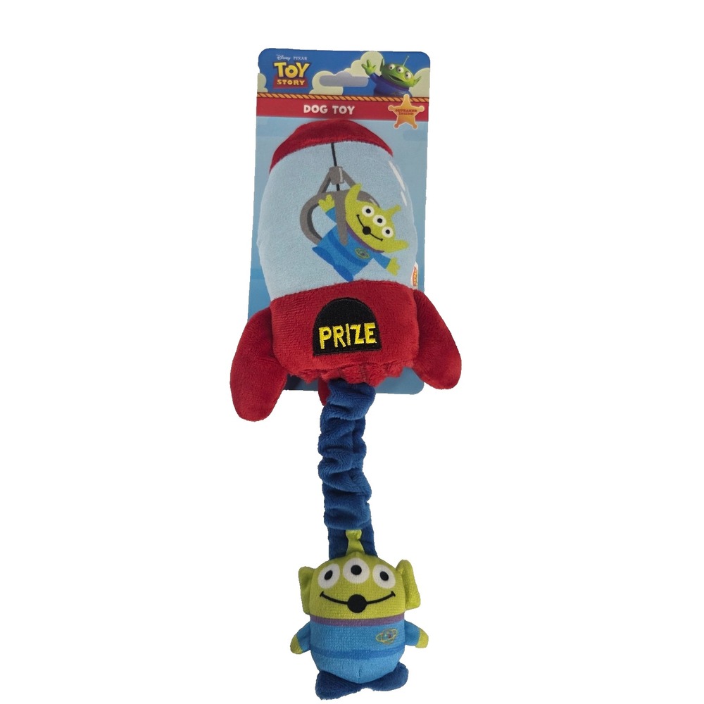 Disney Toy Story Alien Claw Machine Plush Dog Toy 12in Multicolor New Squeaky